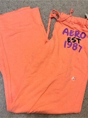 Aero Coral Orange ' EST 1987' Lounge Pants